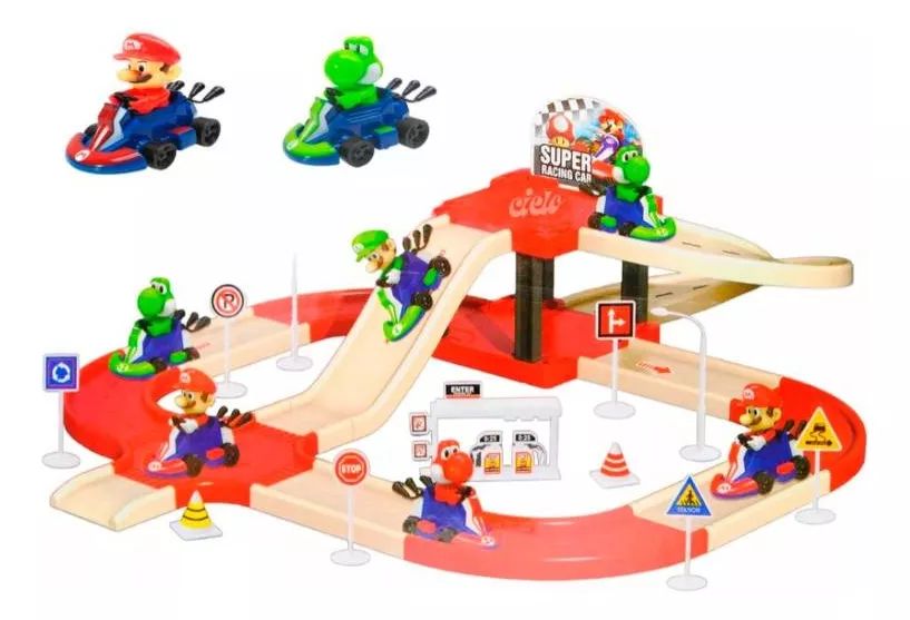 PISTA DE CARROS MARIO KART ESTACION