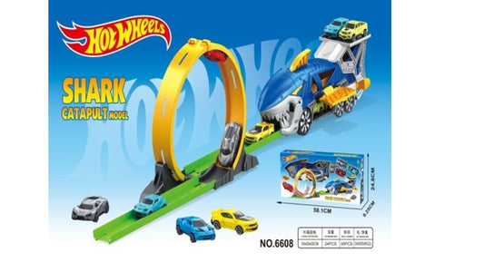 PISTA LANZADOR TIBURON HOT WHEELS 360