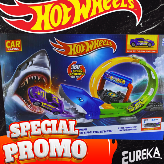 Pista carro HotWheelss Tiburón